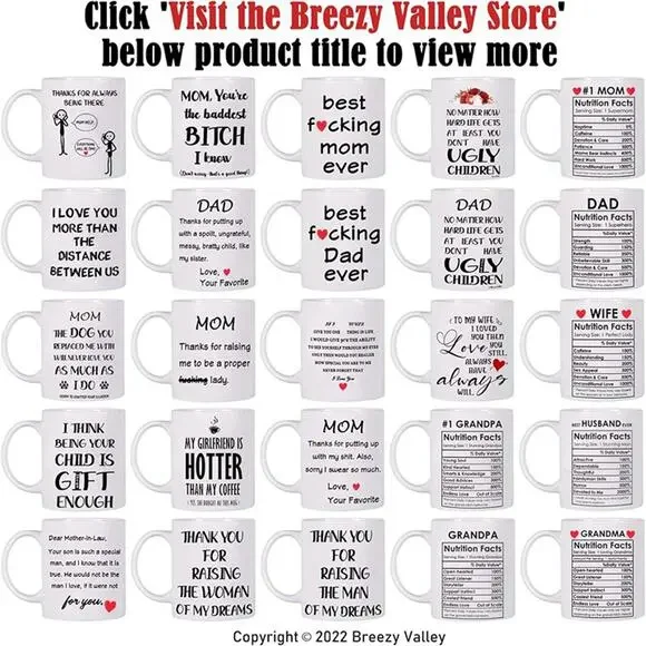 Breezy Valley I Love You Gifts for Her Wife Girlfriend Mug, Valentine's Day Gift - Picture 5 of 6